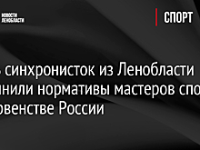 Шесть синхронисток из Ленобласти выполнили нормативы мастеров спорта на первенстве России