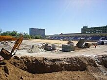 Реконструкция стадиона «Торпедо» в Таганроге идет с опережением графика