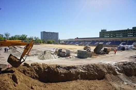 Реконструкция стадиона «Торпедо» в Таганроге идет с опережением графика