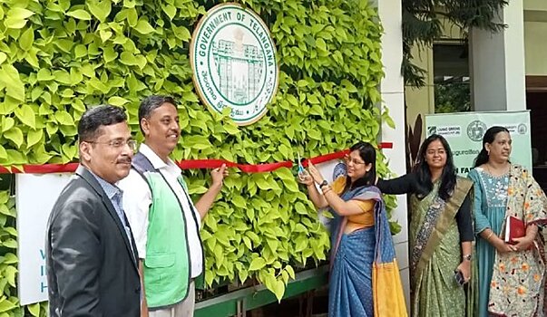 Первый в Индии Центр городского фермерства на крыше открылся в Хайдарабаде