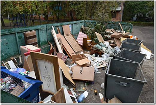 Власти Калининграда признали проблему организации сбора и вывоза крупногабаритных отходов
