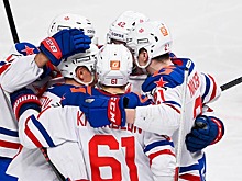 СКА разгромил ЦСКА в матче регулярного чемпионата КХЛ