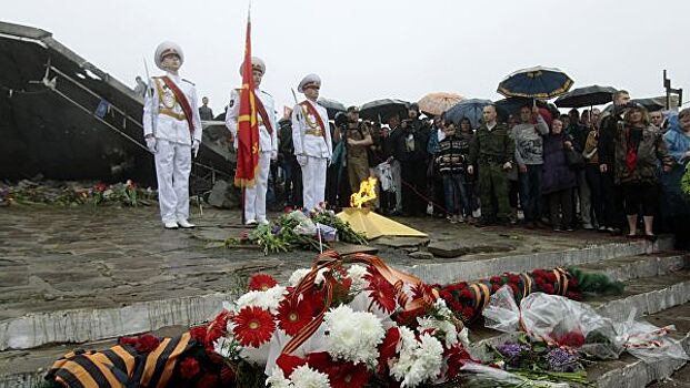 У "Саур-Могилы" в ДНР прошло праздничное мероприятие в честь Дня Победы