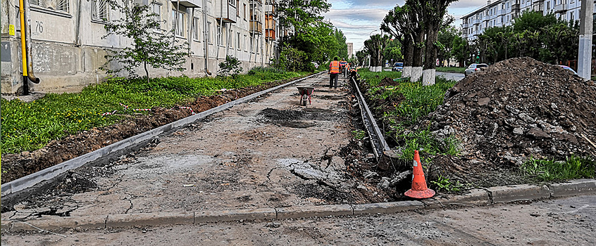 Дорожники начали ремонт улицы Строителей в Ижевске