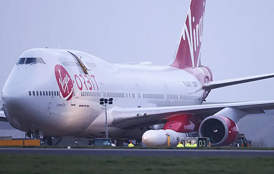 Запуск ракеты компании Virgin Orbit провалился