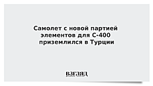 Четвертый самолет с С-400 прилетел в Турцию