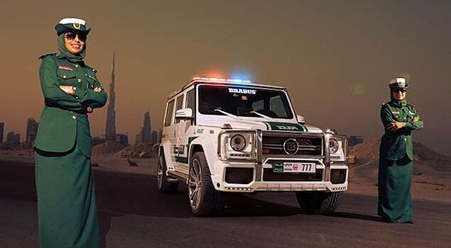 Автомобили полиции ОАЭ: настоящее и будущее
