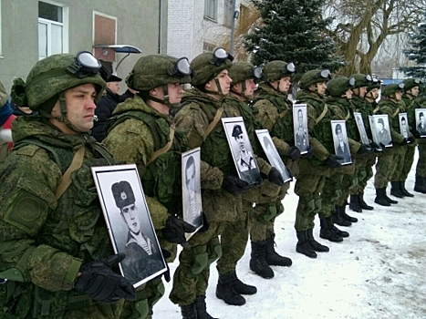 Под Калининградом заложен камень на месте храма погибшим в Чечне морпехам