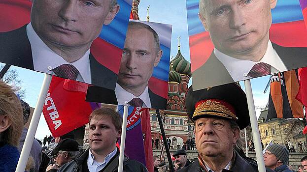 Россияне признали Путина политиком года