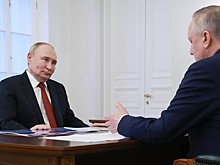 Путин встретился с губернатором Петербурга