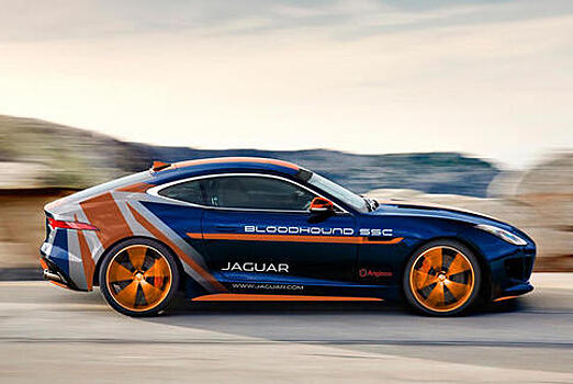 Jaguar F-Type посвятили сверхзвуковой машине с тремя двигателями