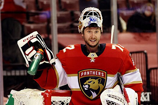 Бобровский вышел на чистое третье место среди россиян в НХЛ по сухим матчам