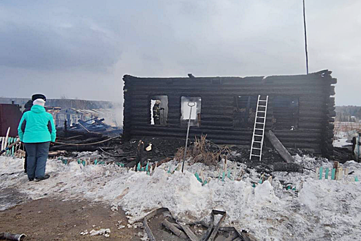 В Красноярском крае при пожаре погибли мать и малолетние дети