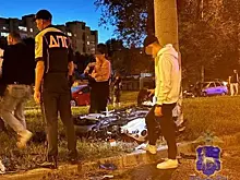 В Самаре на Московском шоссе мотоциклист сбил пешехода