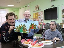 В филиале соцдома «Обручевский» в Зюзине состоялся мастер-класс «Павлин»
