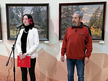 В Выставочном зале Карапаева в Клину открылась выставка картин Александра и Елены Бауэр