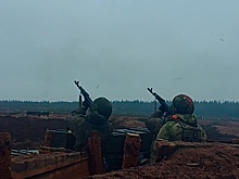 Мобильные огневые группы резервистов отработали борьбу с дронами в ЛенВО