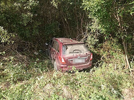 В Тверской области женщина-водитель вылетела в кювет