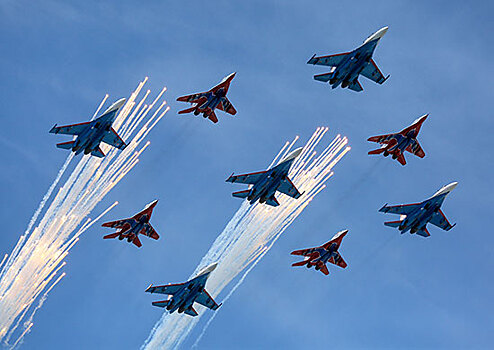 Авиация ВКС завершила перелеты на оперативные аэродромы в рамках подготовки к военному параду в Москве