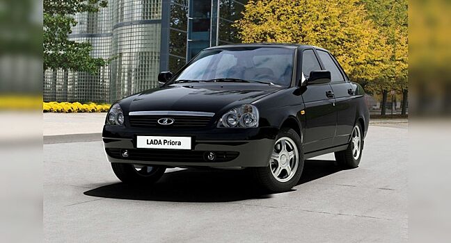 На Lada Priora установили огромные паучьи лапы и электромотор