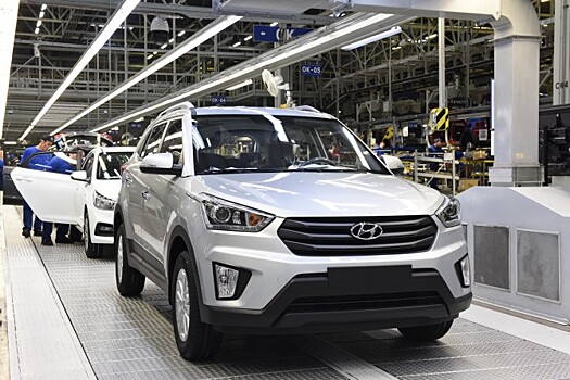 Завод Hyundai в Петербурге увеличил в I квартале выпуск автомобилей на 4%