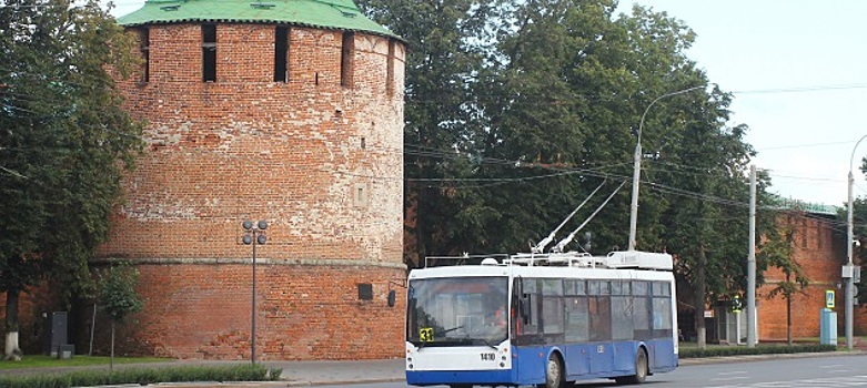 На маршруты Нижнего Новгорода вышли девять московских троллейбусов