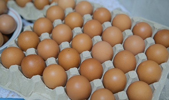 В Волгоградской области продолжают расти цены на куриные яйца