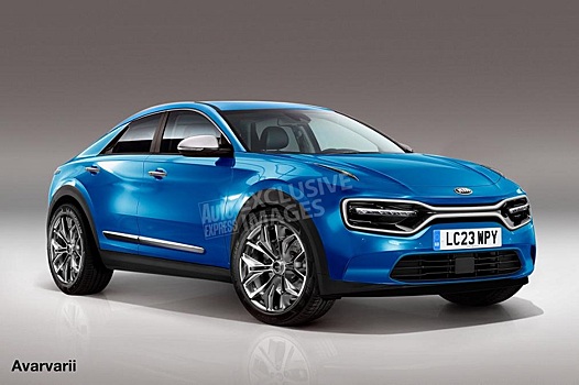 В Сети показали дебютное фото нового кросс-купе от KIA