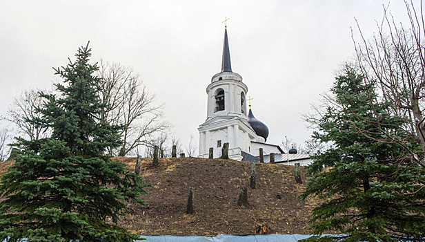 У могилы Пушкина незаконно вырубили деревья