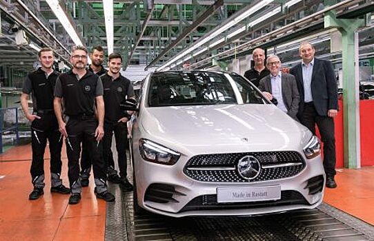 Mercedes-Benz начинает производство MPV B-Class 2019 года в Германии