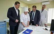 Губернатор проинспектировал качество работ на соцобъектах Шигонского района