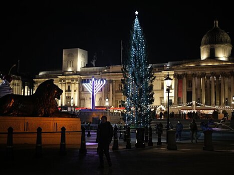 В Сети высмеяли рождественскую елку в центре Лондона