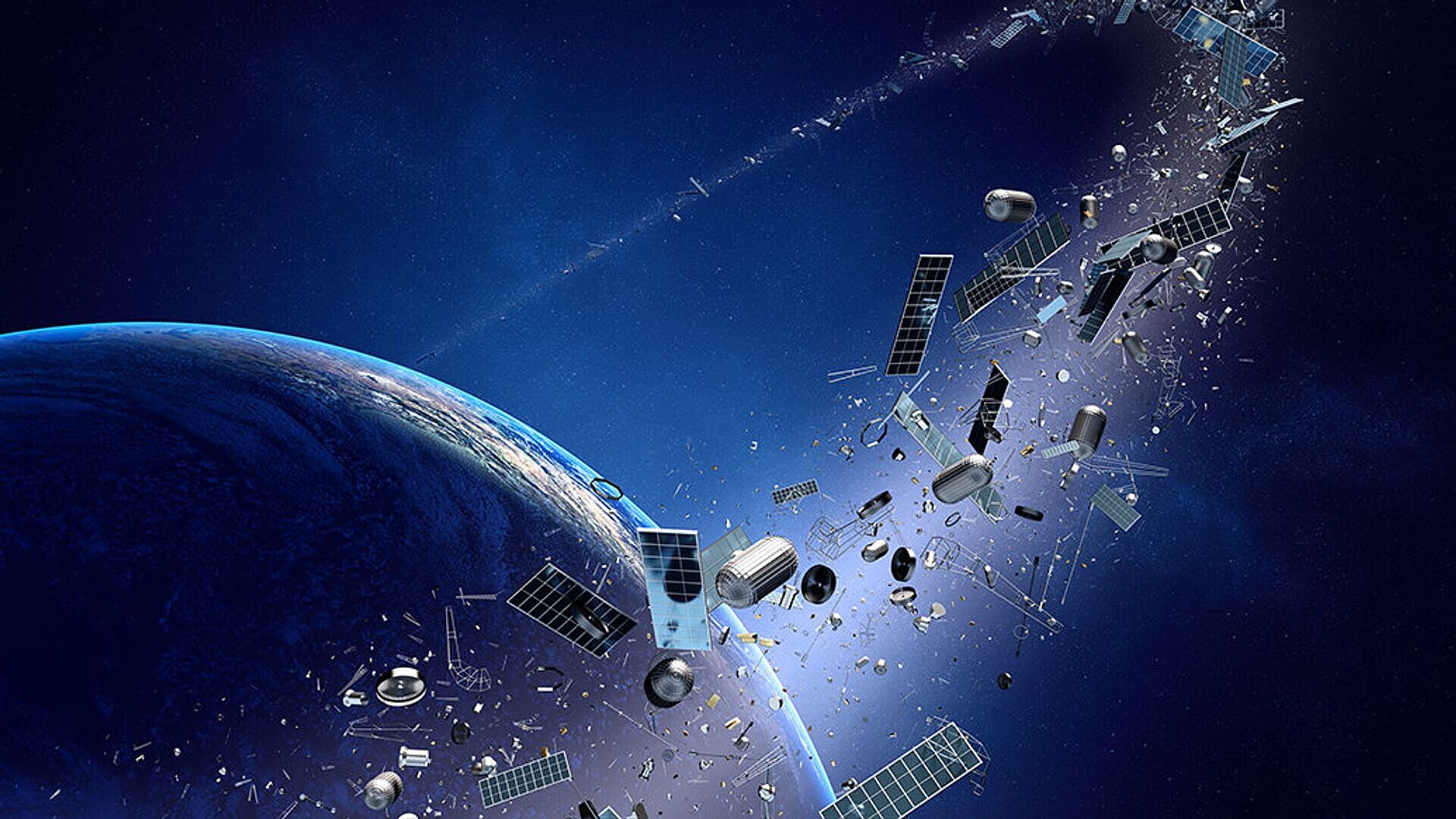 В космосе зафиксировано свыше 23 тыс. объектов мусора