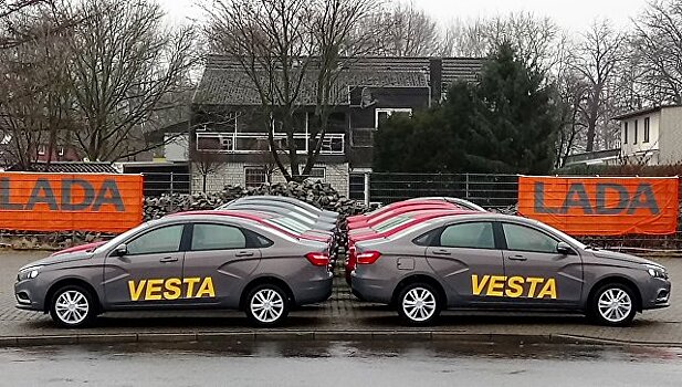 В Германии протестировали Lada Vesta