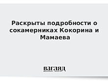 С кем делят камеру Кокорин и Мамаев