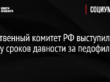 Следственный комитет РФ выступил за отмену сроков давности за педофилию