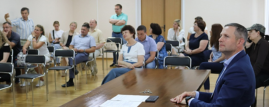 В Пущине обсудили новый вид парка Победы