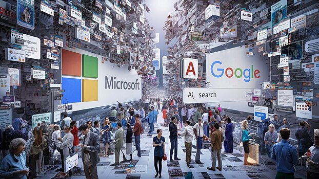 Microsoft и Google внедрили рекламу в свои ИИ-поисковики. Пользователи недовольны