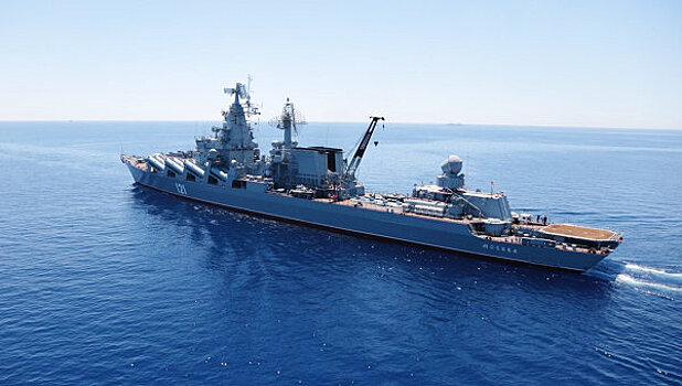 Крейсер «Москва» уничтожит любую воздушную цель в Сирии