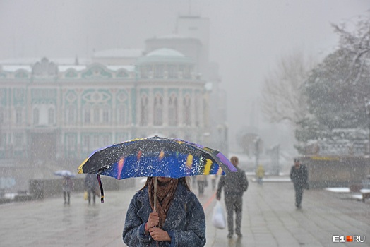 Завалит мокрым снегом: на этой неделе в Екатеринбурге будет холодно и ветрено