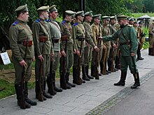 Гости ландшафтного парка «Митино» изучают события Первой мировой войны