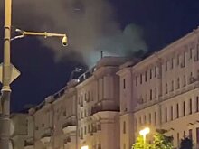 Пожар на Тверской улице полностью потушен