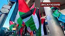 В иорданском Аммане жители выразили солидарность Палестине с помощью флагов