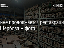 В Гатчине продолжается реставрация Дома Щербова – фото
