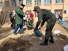 #Победа80: Жители Атамановки присоединились к международной акции «Сад памяти»