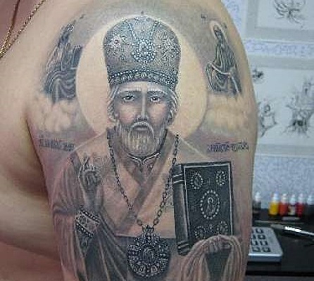 Тату Николай угодник