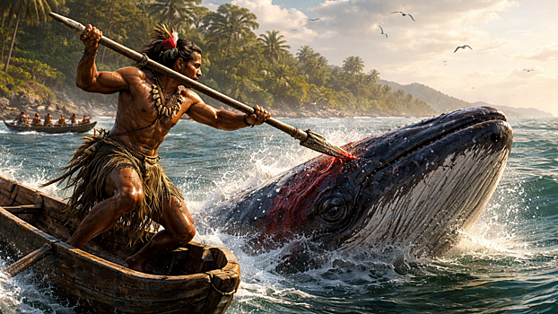 Древние американцы добывали китов уже 5000 лет назад — открытие