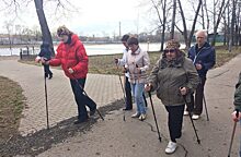 Районные соревнования по скандинавской ходьбе прошли в Новогиреево