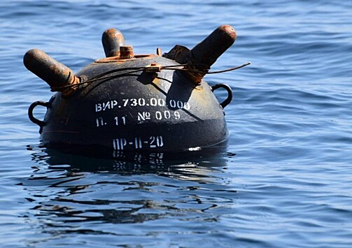 Turkish boat hit a mine in the Black Sea