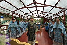 Патриарх Кирилл совершил литургию и крестный ход в Кремле в праздник Успения Богородицы